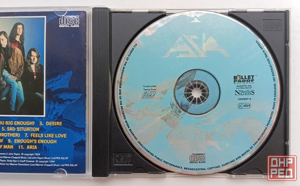 Asia (1994) Aria - CD, фирм.(England), Prog.rock Макеевка - изображение 3