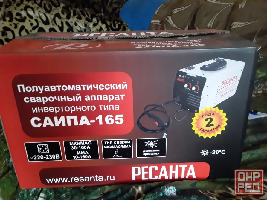 Сварочный полуавтомат+балон сварочная смесь, редуктор, шланг, маска Донецк - изображение 1