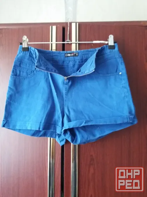 Продам шорты синие р. 42 s Донецк - изображение 1