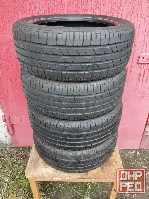 Продам шины Bridgestone R-16 205/45 комплект Енакиево - изображение 1