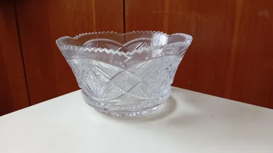 Хрустальная салатница ссср Макеевка