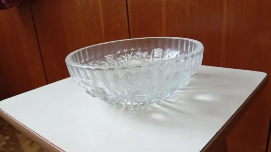 Хрустальная салатница ссср Макеевка