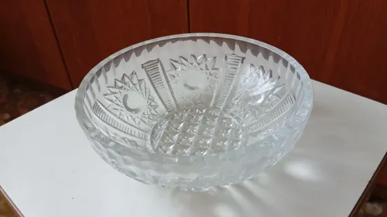 Хрустальная салатница ссср Макеевка