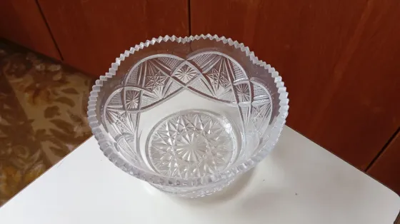 Хрустальная салатница ссср Макеевка