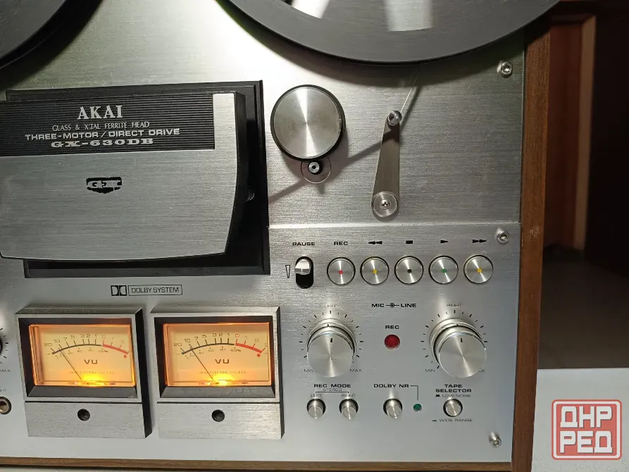 Катушечный магнитофон "Akai" -GX-630DB Донецк - изображение 5