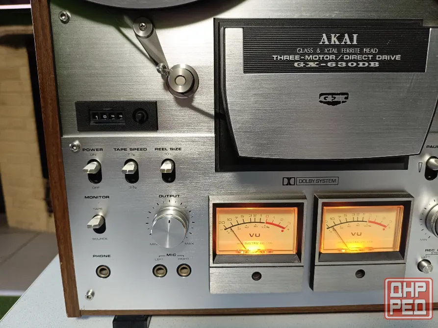 Катушечный магнитофон "Akai" -GX-630DB Донецк - изображение 4