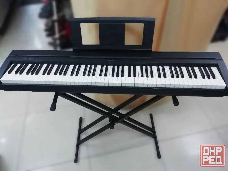 Электропианино YAMAHA P45 в отличном состоянии. Клавиатура динамическая. Два режима - пианино или ор Донецк - изображение 1