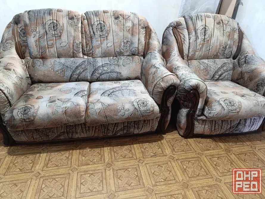 Продам диван и кресло Донецк - изображение 1