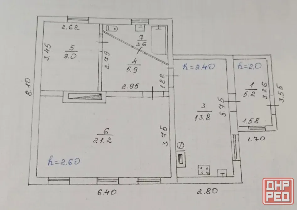Продам жилой дом с газом, 59 м.кв., 8 соток - Макеевка, Ново-Калиново, ул. Луговая Макеевка - изображение 9