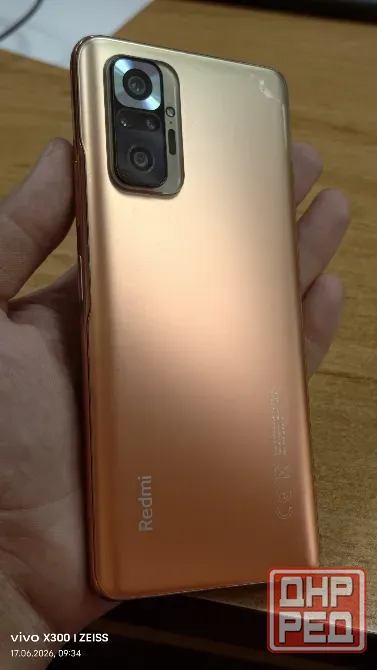 Продам смартфон Xiaomi redmi note 10 pro /б.у./Персиковый/64Гб Донецк - изображение 1