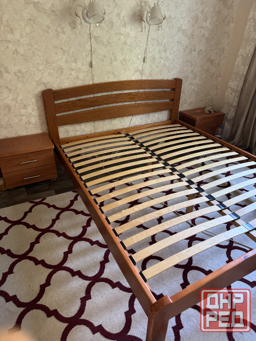 Продам комплект: кровать, матрас, тумбы прикроватные Донецк - изображение 5