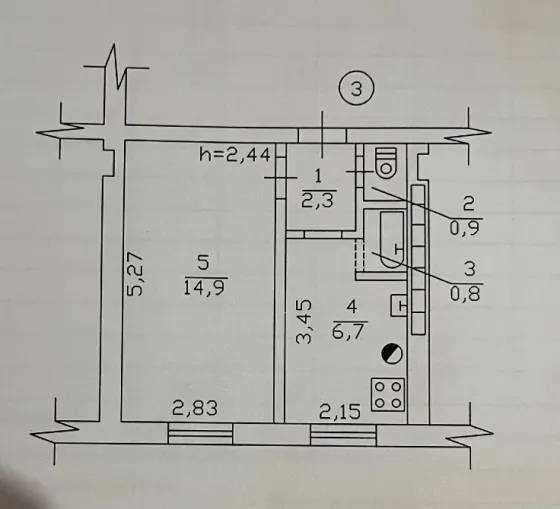 Продажа 1-к Буденновский район Донецк