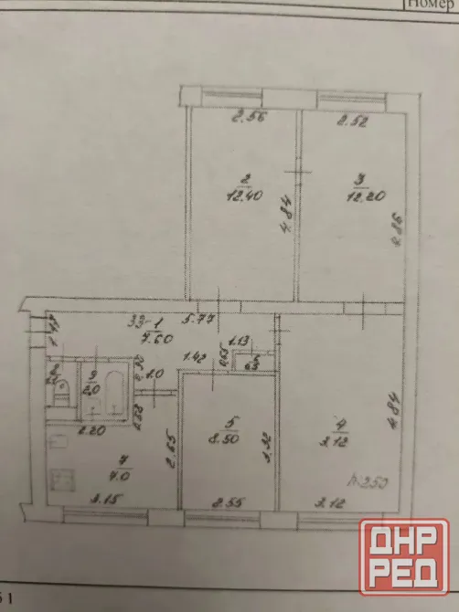 Продаётся 4-комн. квартира г. Торез, м-н 30 лет Победы, квартал "г" Торез - изображение 9