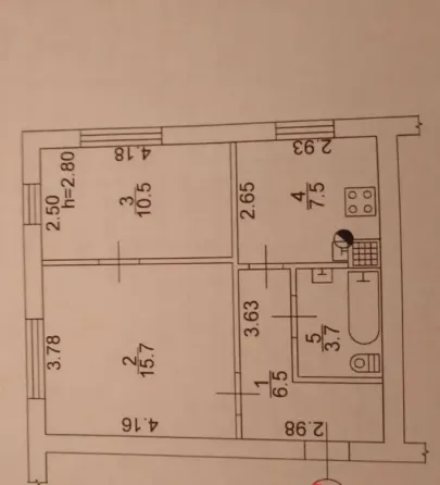 Предлагается на продажу 2-х комн. квартира в районе Калининского рынка Донецк