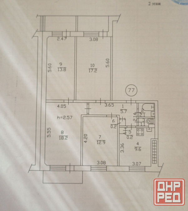 4к, Нижнекурганская, вода 24/7, 85 м² Донецк - изображение 8