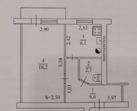 Продам 1 комн. кв-ра пр.Киевский / пр. Партизанский 32м2. Собственник Донецк