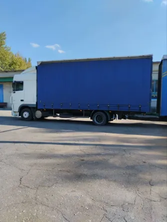 продается грузовой тентованный Даф с прицепом (сцепка) 118 кубов Донецк
