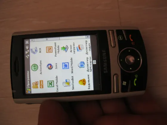 Samsung i710 с сим на Windows Mobile 5(rus) усиленная батарея Донецк