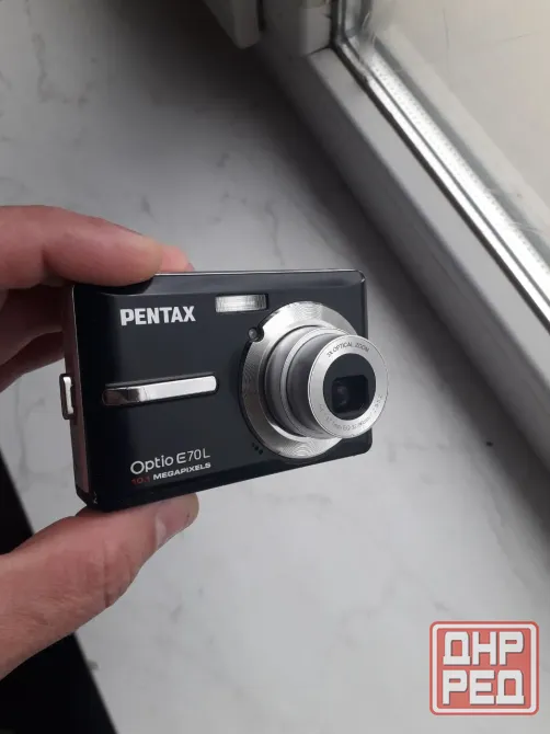 Фирменный цифровой фотоаппарат 10,1Mpx Pentax Optio E70L Донецк - изображение 1