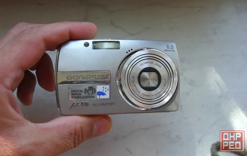Цифровой фотоаппарат olympus mju 810 +зарядное+XD 1Gb Донецк - изображение 2