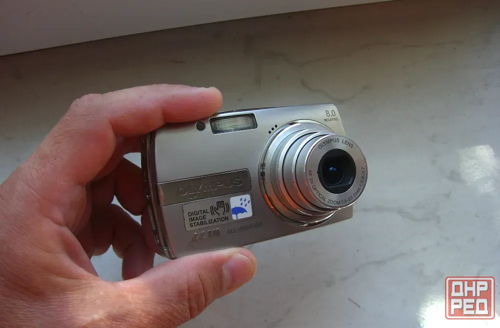 Цифровой фотоаппарат olympus mju 810 +зарядное+XD 1Gb Донецк - изображение 1