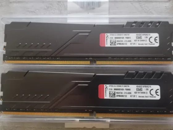 Оперативная память Kingston HyperX FURY Black HX432C16FB3/16 Донецк