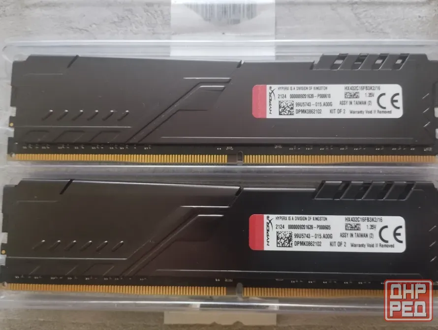 Оперативная память Kingston HyperX FURY Black HX432C16FB3/16 Донецк - изображение 1