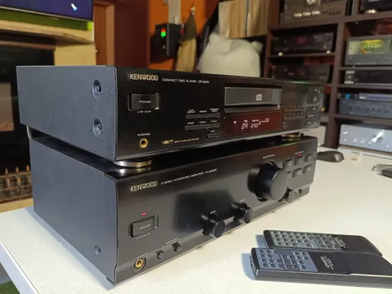 Стойка из двух аппаратов Kenwood.Усилитель Донецк