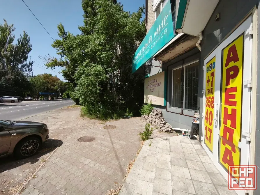 Аренда 75 м² ул. Университетская. Фасадный вход. Парковка Донецк - изображение 1