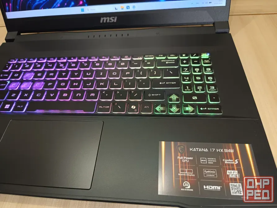 MSI Katana 17 HX B14WGK/17,3-240 гц/i9-14900HX/16 Гб DDR5/SSD M2 NWMe - 1024 Гб/RTX 5070/ 156 999 Донецк - изображение 6