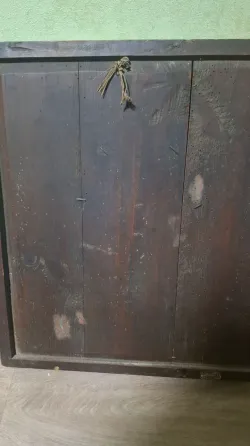 Большая антикварная народная икон Донецк