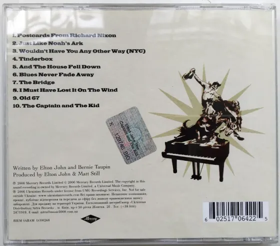 Elton John (2006) The Captain & The Kid - CD, лиц.(укр), Pop-rock Макеевка