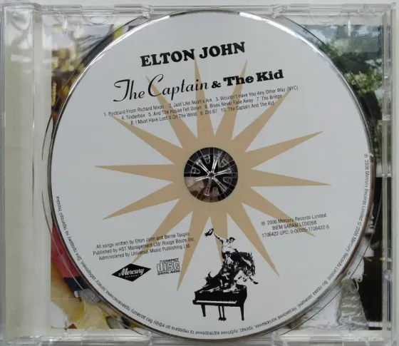 Elton John (2006) The Captain & The Kid - CD, лиц.(укр), Pop-rock Макеевка