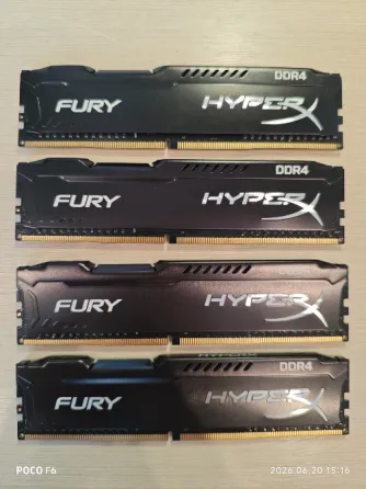 DDR4 8GB 2400MHz HyperX FURY (KHX2400C15/8) Донецк