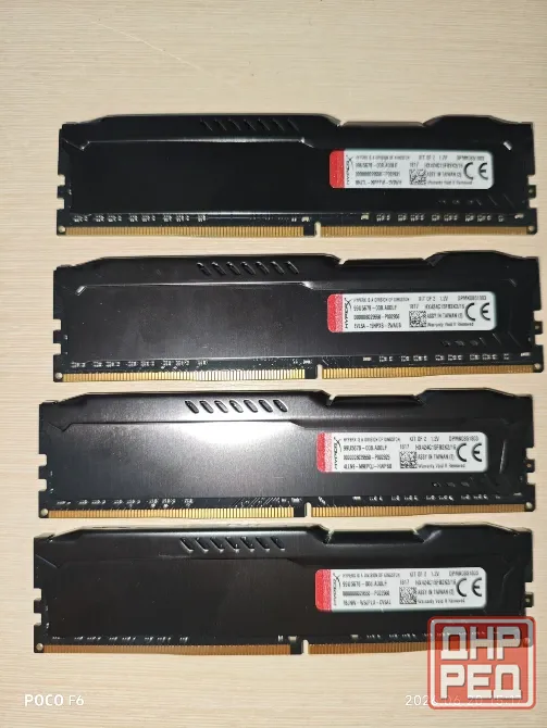 DDR4 8GB 2400MHz HyperX FURY (KHX2400C15/8) Донецк - изображение 2