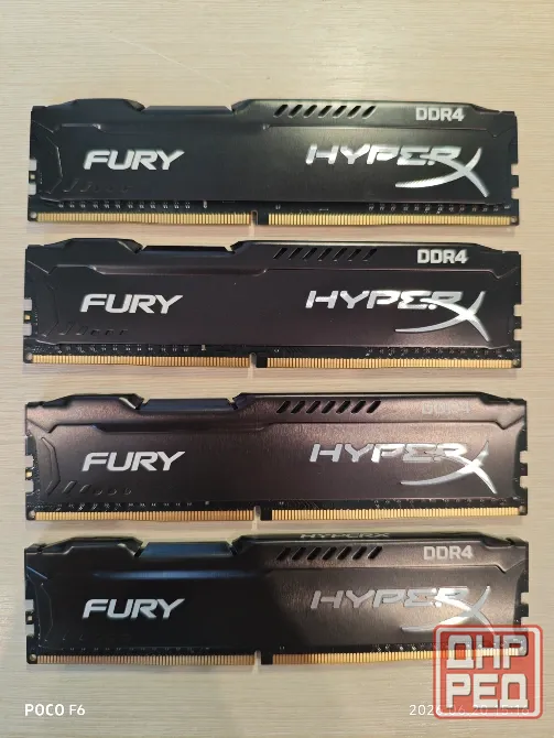 DDR4 8GB 2400MHz HyperX FURY (KHX2400C15/8) Донецк - изображение 1