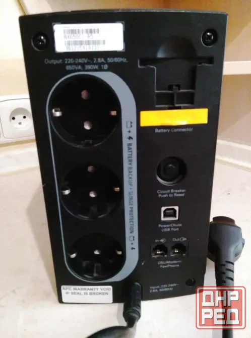 Ибп Apc back ups 650va Донецк - изображение 1