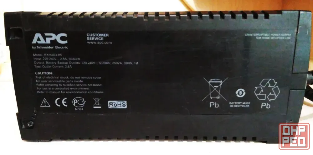 Ибп Apc back ups 650va Донецк - изображение 3