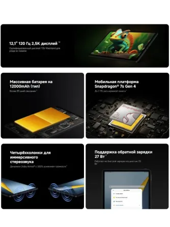 12.1" Планшет POCO Pad M1 Wi-Fi 8 256 гб Новый Донецк