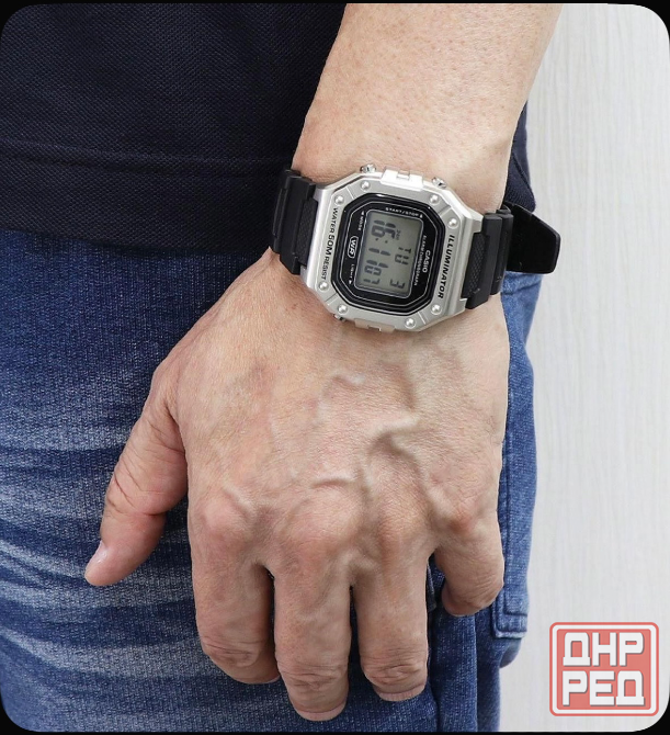 Мужские наручные часы Casio Collection W-218HM-7A Макеевка - изображение 3