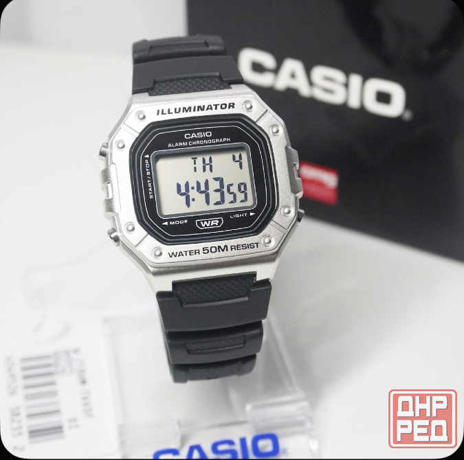Мужские наручные часы Casio Collection W-218HM-7A Макеевка - изображение 1
