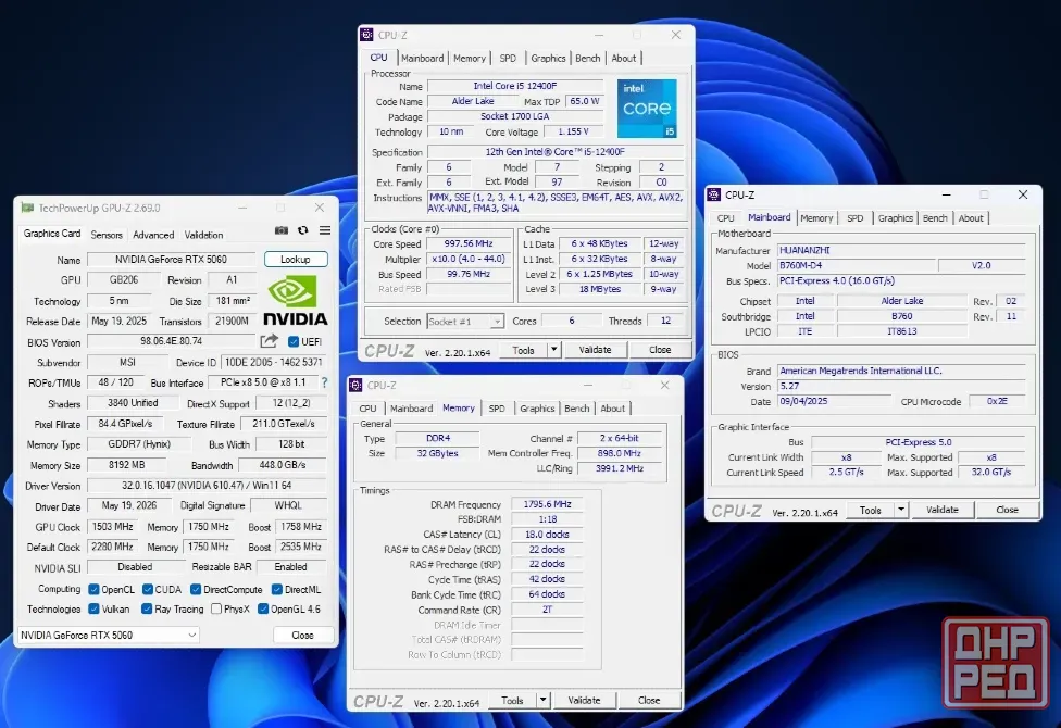 игровой пк на i5 12400f + rtx 5060 8 gb + 32 gb ddr4 Донецк - изображение 5