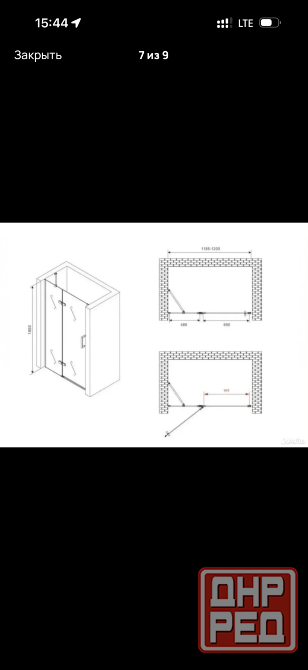 Душевая дверь Макеевка - изображение 4