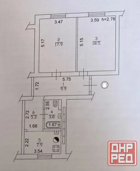 Продам 3-х комн. квартиру в Калининском районе, Калининский Загс Донецк - изображение 8