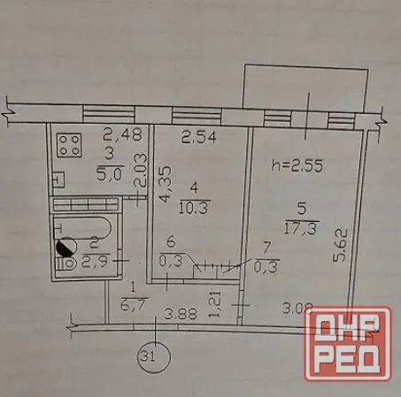 Продается 2х. комн . Калининский , парк Гуливер , 3/5 Донецк - изображение 1