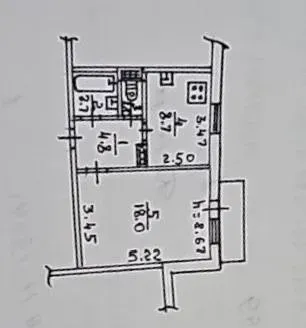 Продается 1к квартира на Боссе! Донецк