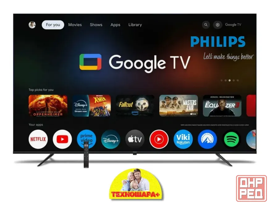 50" тв Philips 50PUD7029/71. Smart/GoogleTV|4K|HDR|Bluetooth|Голос Донецк - изображение 2
