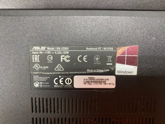 Ноутбук Asus x550v i7-6700hq DDR4 12Gb SSD 240Gb HDD 500Gb GTX950m Win11 Донецк