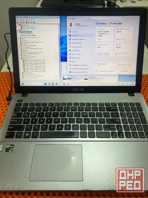 Ноутбук Asus x550v i7-6700hq DDR4 12Gb SSD 240Gb HDD 500Gb GTX950m Win11 Донецк - изображение 1