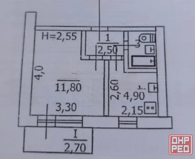 Продам 1 ком. кв., 3/9 эт., 22 м.кв. - Макеевка, ул. Ленина, 28 линия Макеевка - изображение 5